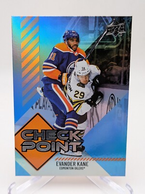   Evander Kane 2024-25 Upper Deck Series 1 Check Point #CP-7 Edmonton Oilers