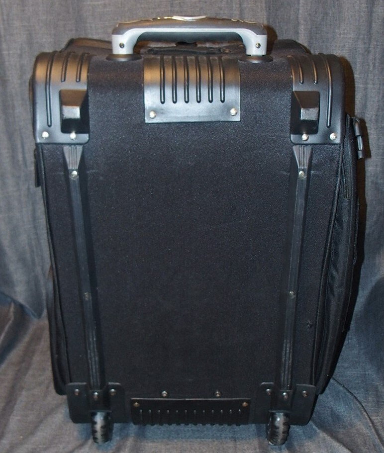 DREAM DUFFEL Large Black Bag Dance Luggage with Retractable Hanging