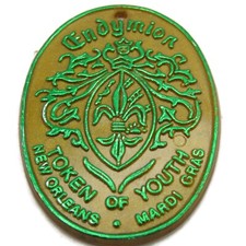 Endymion Token of Youth New Orleans Mardi Gras Vintage