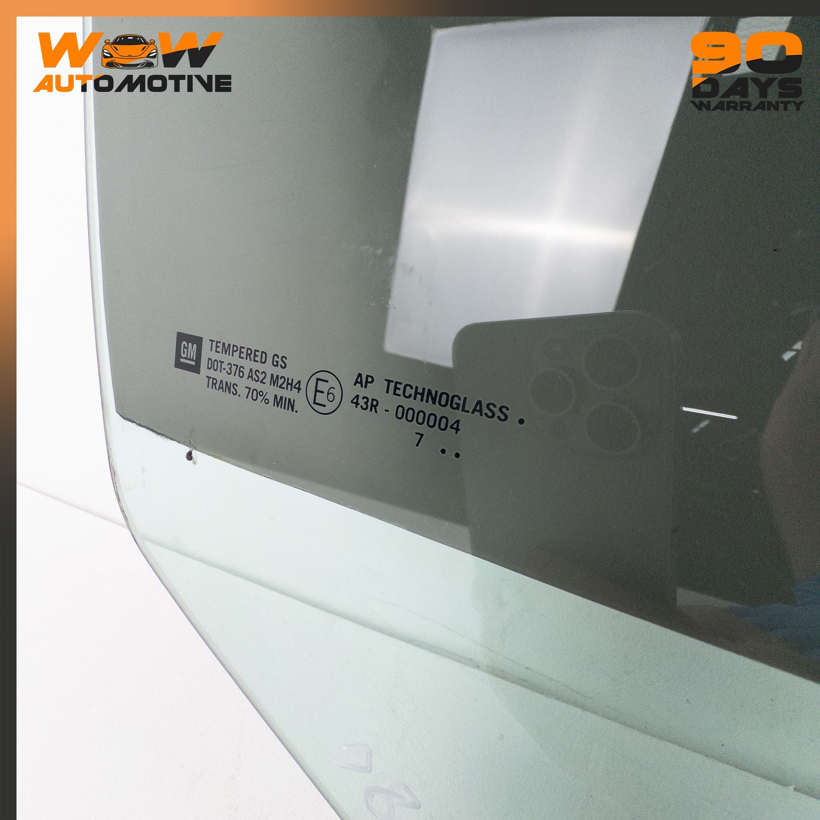 05-13 CHEVROLET CORVETTE C6 FRONT RIGHT PASSENGER SIDE DOOR WINDOW GLASS TINK OE