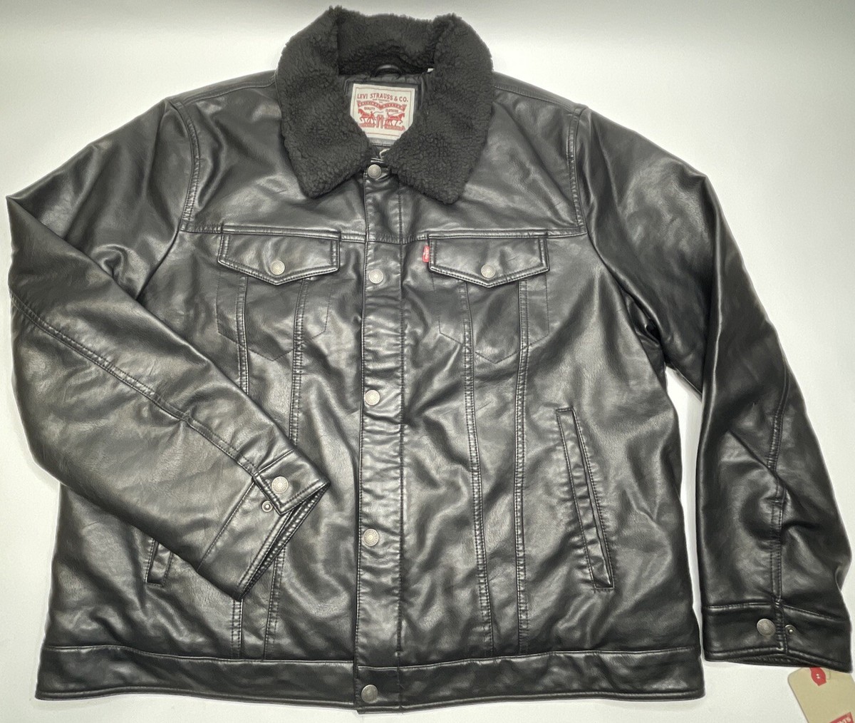 Leather Jacket Black Levis Denim Jacket With Fur Levi's