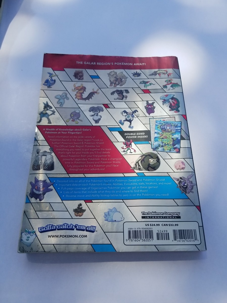 Pokemon Sword and Pokemon Shield Official Galar Region Pokedex
