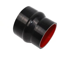 Universal 4-Ply High Temp 3.5"- 4" ID Reducer Hump Coupler Silicone Hose BLACK