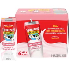 Horizon Organic Shelf-Stable 1% Low Fat Milk ...