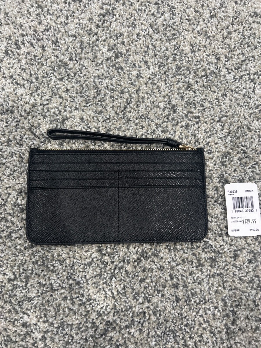Black Coach Wallet F39236 NWT | eBay
