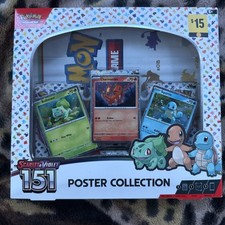 Pokemon TCG Scarlet Violet 151 Poster Collection Box New and Sealed