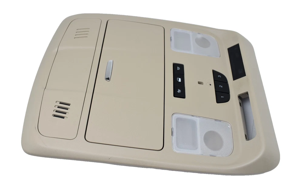 Buick Envision 2016-2020 consola aérea beige domo luz lámpara OEM Foto 3 de 4
