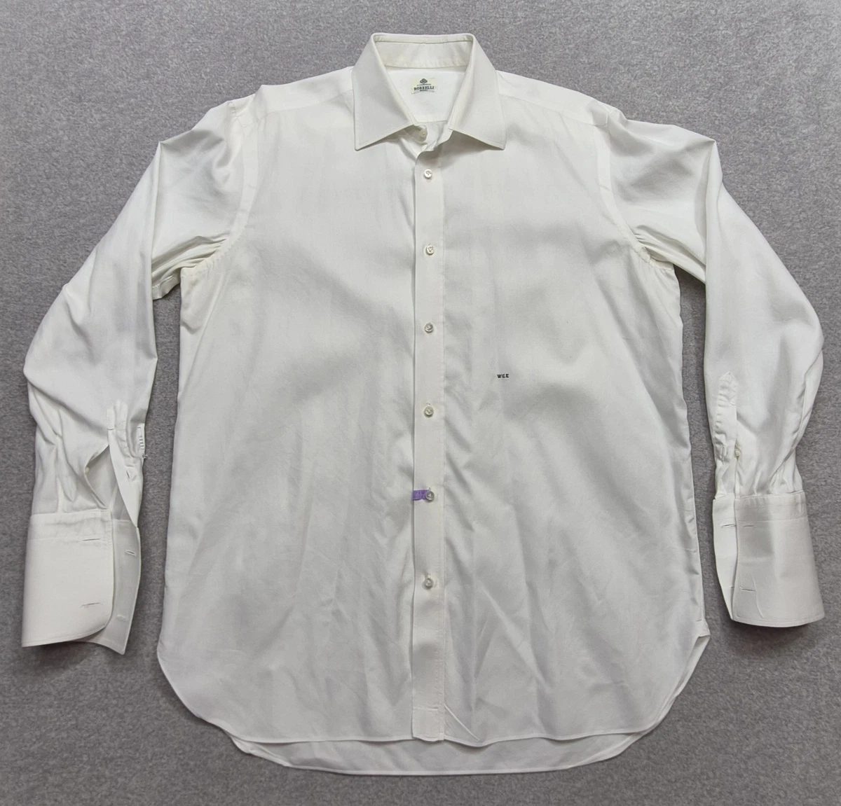 white christmas dresses Gentlemens Collection Men's 1916FC French Cuff Solid Dress Shirt - Olive main image 1