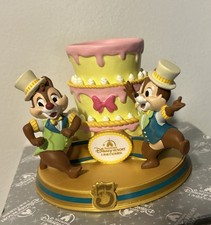 Disney Figurine Chip Dale 5th Anniversary Cake 3.5  Tall SDR Shanghai New