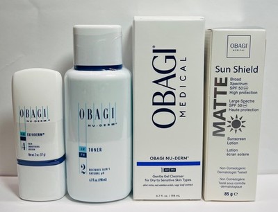 OBAGI NU-DERM 1,2,4,6 DRY SKIN Brand New Full Size AUTHENTIC 