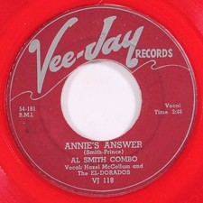 AL SMITH'S COMBO: annie's answer / living with vivian VEE-JAY 7