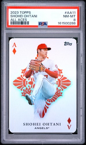 2023 TOPPS ALL ACES #AA11 SHOHEI OHTANI PSA 8