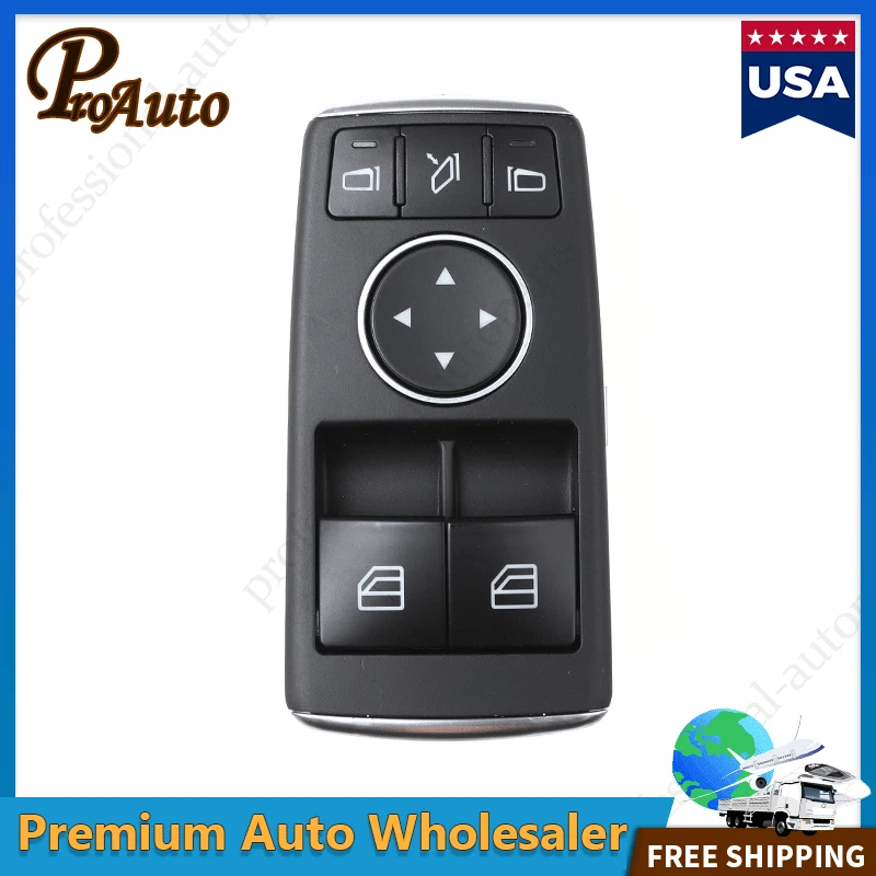 Interruptor de ventana eléctrica del conductor 1729056900 para Mercedes-Benz SL400 SL450 SL550 R231 Foto 3 de 4