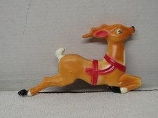 Vintage Empire Reindeer Only for Christmas Blow Mold Tabletop Santa Sleigh