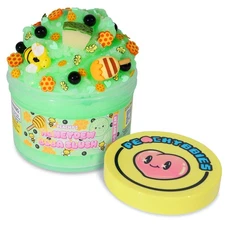 Peachybbies Honeydew Boba Slush Slime, Made in USA Premium, 100% Authentic, 7...