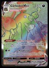 Garbodor VMAX 216/203 Rainbow Rare Evolving Skies Pokemon Holo Near Mint on eBay