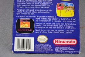 Super Spike V'Ball (Nintendo Entertainment System, NES 1990) con caja limpia