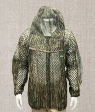 Vintage Shannon’s "Realtree" Camo "Bug Tamer" Zip Mesh Net Hunting USA Size XL