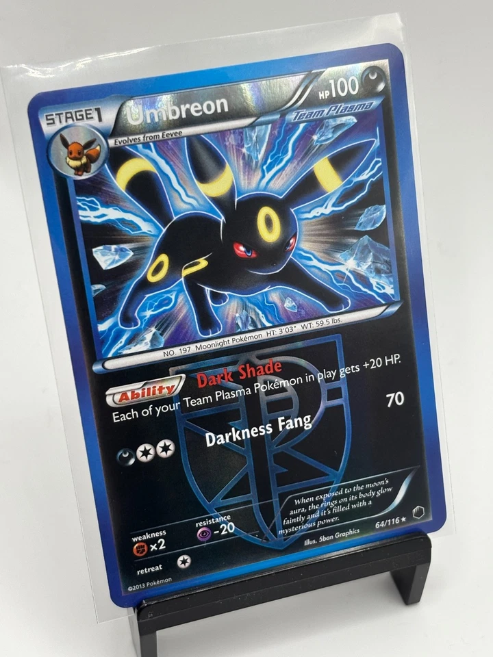 Umbreon (Team Plasma) Reverse Holo Rare Plasma Freeze 64/116 NM - Image 2 of 4