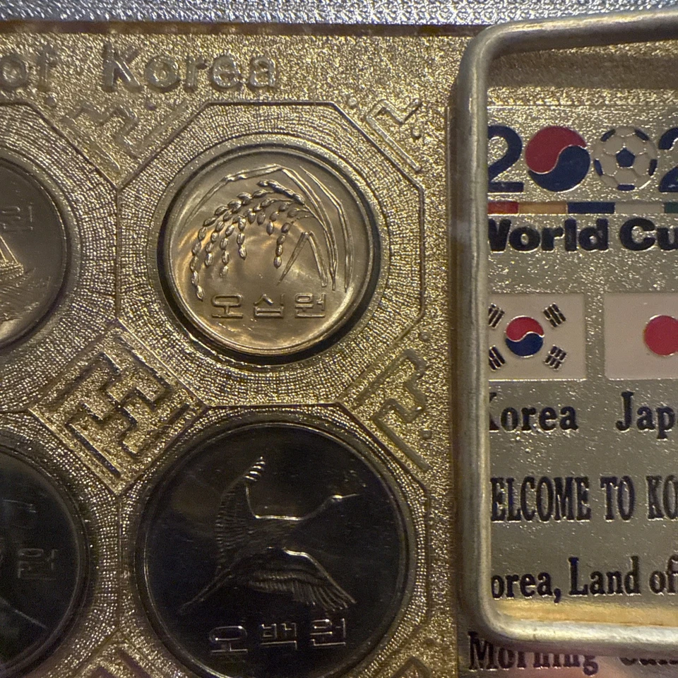 1987-1993 S. KOREA PRESTIGE BU SET (6) w/ STAMP & STAND - SEOUL OLYMPICS SEALED - Image 4 of 4