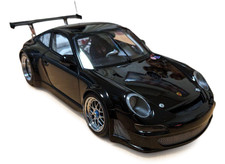AUTOart 1/18 Porsche 911 997 GT3 RSR Plain Body Black  Near Mint from Japan