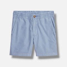Polo Ralph Lauren Kid's Boy's Blue Garment Dyed Oxford Shorts Size 18