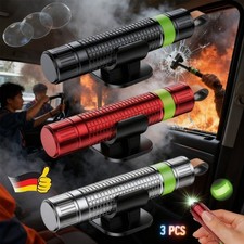 3 Stück Nothammer Auto Notfallhammer Gurtschneider Notfall Sicherheitshammer