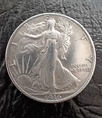 Photo of a 1916-P Walking Liberty Half Dollar from an eBay listing that sold on Jul 23, 2026