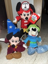 3 Piece Vintage Mickey Mouse Plush Lot