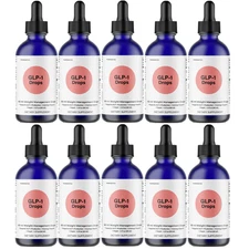 GLP-1 Drops Weight Management Support, Vegan Liquid Supplement- 10 Pack Official