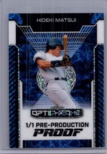 Hideki Matsui 2025 Leaf Optichrome Baseball 1/1 Pre Production Proof