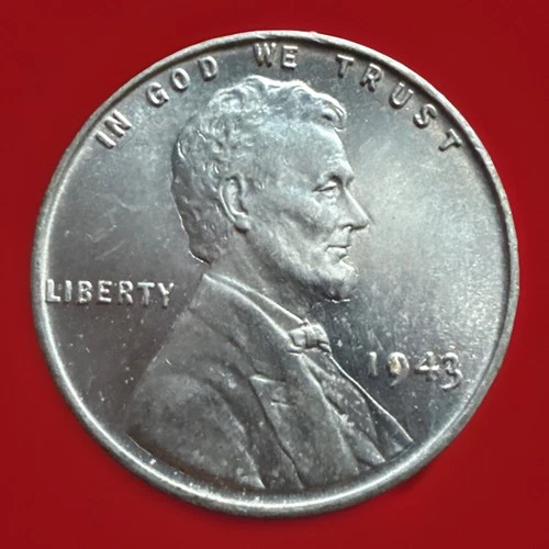 STUNNING BU HIGH GRADE 1943 P STEEL PENNIES WWII WARTIME CENT SEE PICS 992