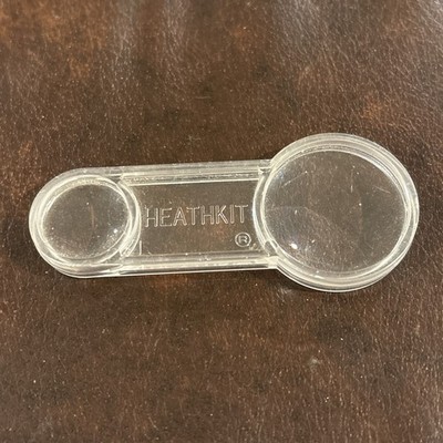 Rare Heathkit Pocket Magnifying Glass, Plastic Promotional Plastic Dual Lens