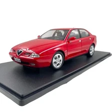 Mitica 1/18 Alfa Romeo 166 3.0 V6 1998 Red Alfa Model Car