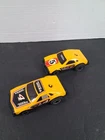 Vintage Tonka Metal Race Car Yellow #4 & #5 Chevrolet Monza 5"