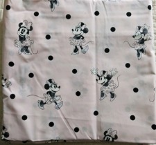 Pottery Barn Kids Disney Minnie Mouse Organic Cotton Full FLAT Sheet 90X96 NEW