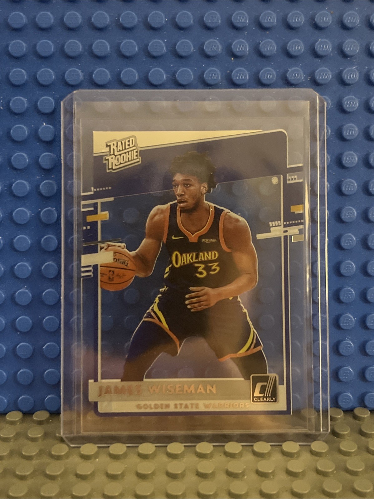 2020-21 Clearly Donruss James Wiseman Rated Rookie #61 Warriors Pistons