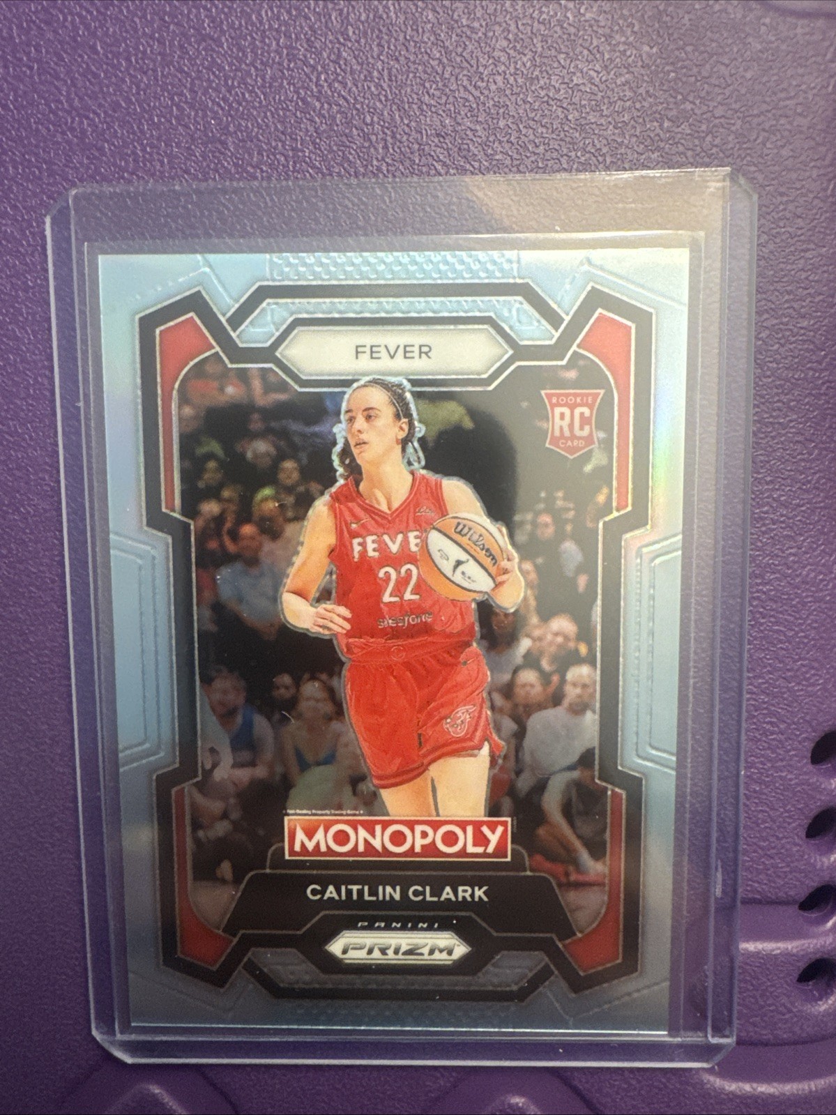 2024 Panini Prizm Monopoly WNBA - Caitlin Clark #65 Light Blue Prizm /199 (RC)