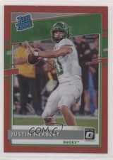 2020 Panini Chronicles Draft Picks Red Prizm Justin Herbert #4 02rn