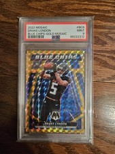 Drake London Blue Chips Gold Mosaic 1/10!!!!! Falcons Rookie