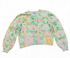 Zara Multicolor Floral Cardigan Size M