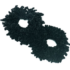 2 Pack Large Hair Scrunchies Women Big Elastic Hairbands Tie Ring Headwear black