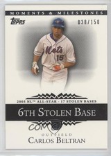 2007 Moments & Milestones Carlos Beltran (2005 NL All-Star 17 Stolen Bases) 5qi