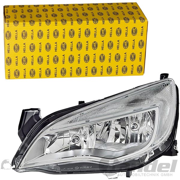 Hella Scheinwerfer Hauptscheinwerfer H7/H7 W21/5W Links Passend FüR Opel Astra-image