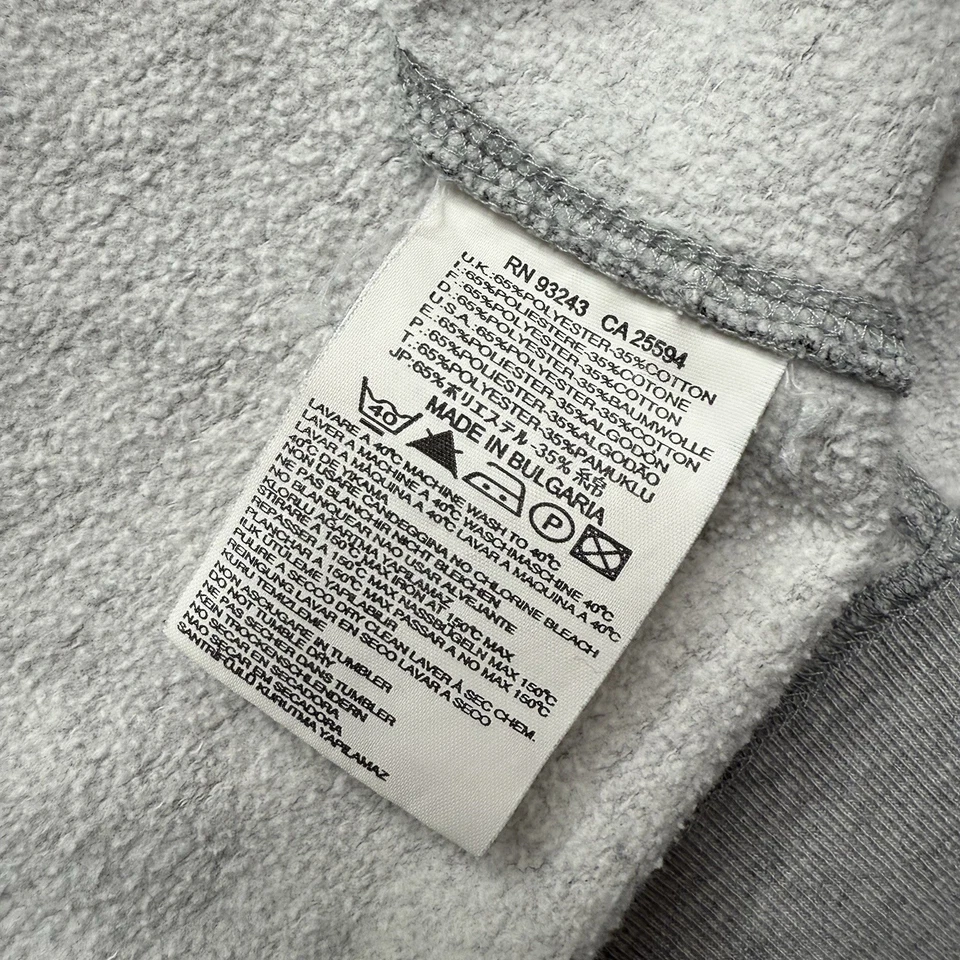 Diesel SUDADERA CON CAPUCHA MONOGRAMA VINTAGE Negra Gris Para Hombre Talla L 🔥 Foto 4 de 4