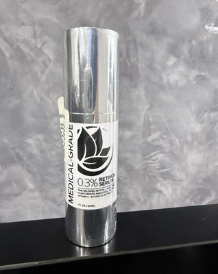 MEDICAL-GRADE 0.3% Retinol Serum Time-Released Anti-Aging Face 1 fl oz