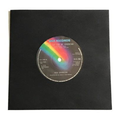 Julie Covington - Don't Cry For Me Argentina 7'' Vinyl Record - MCA 260 NM