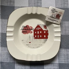 Vintage “The SeaPort Inn”Ashtray with Matching Matchbook Alexandria, VA