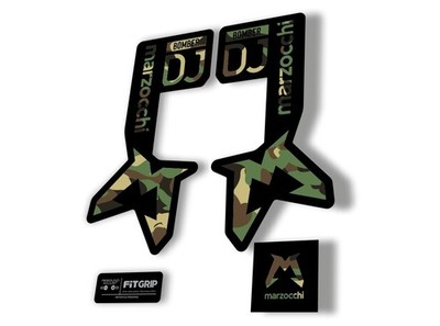Marzocchi Bomber DJ 2025 Fork Suspension Sticker Decal KitAdhesive Camo