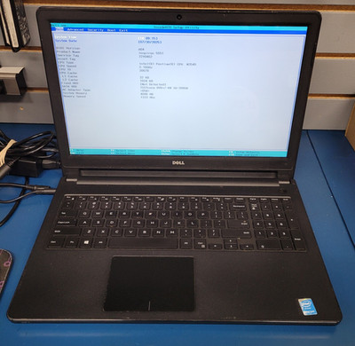 Dell Inspiron 15 5551 15.6'' Pentium N3540 @2.16GHz 4GB RAM No HDD